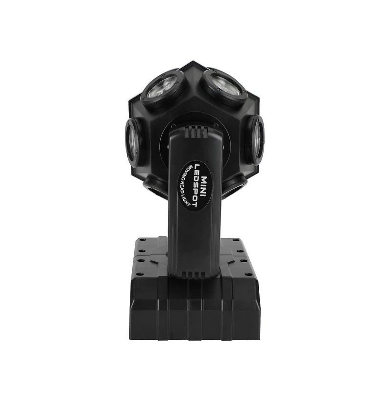 Artudatech 200W Moving Head Stage Light with 12 Rgbw LEDs, Unlimited Tilt & DMX512/Sound Control