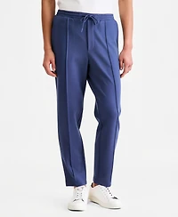 Alfani Men's Alfatech Regular-Fit Compact Textured Ponte-Knit Pants, Exclusively at Macy's