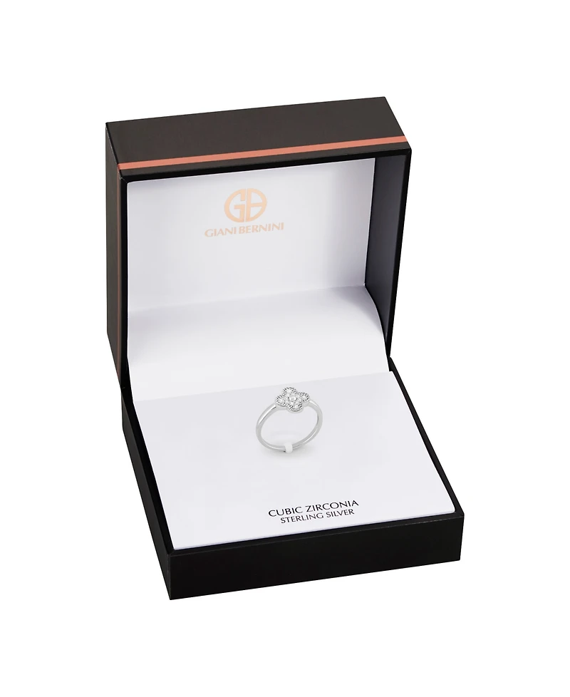 Giani Bernini Cubic Zirconia Clover Ring
