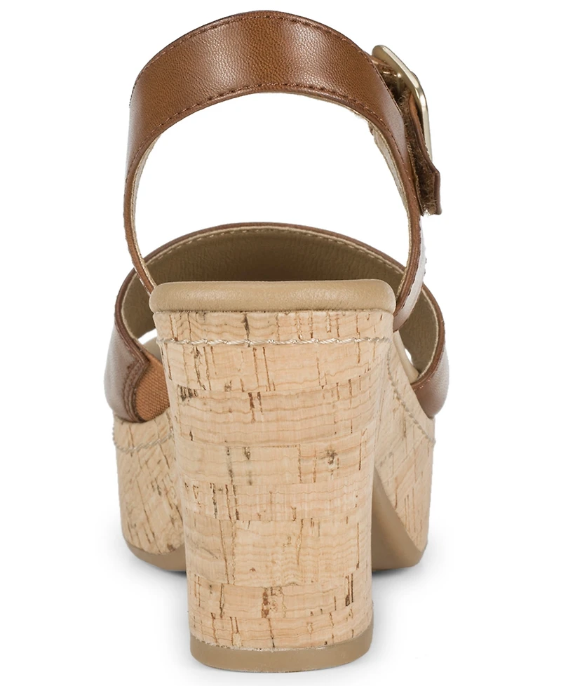 Baretraps Women's Tamie Round Toe Wedge Sandals