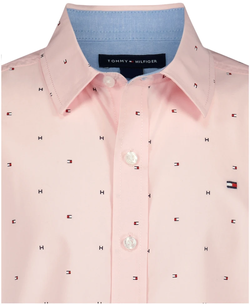 Tommy Hilfiger Boys' 2T-7 Short-Sleeve Shirt