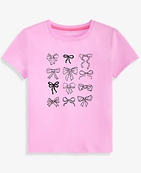 Epic Threads Girls' 5-20 Bows Short-Sleeve T-Shirt, Macy's Exclusive