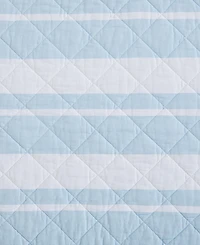 Nautica Seafront Stripe Cotton Reversible -Pc. Quilt Set