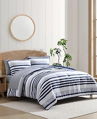 Nautica Palm Coast Stripe 5-Pc. Comforter Set, Twin/Twin Xl
