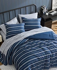 Nautica Mariners Line Reversible 5-Pc. Comforter Set, Twin/Twin Xl