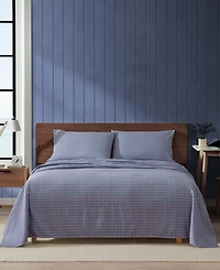 Nautica Heritage Plaid Printed Microfiber -Pc. Sheet Set
