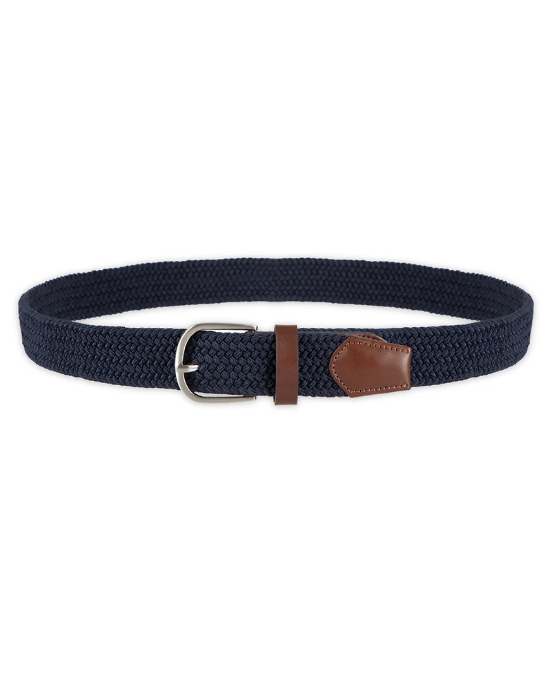 Club Room Men's Comfort Stretch Braided Belt, Macy's Exclusive