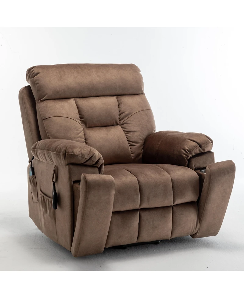 Boyel Living Recliners Lift Chair with Hidden Cup Holder Relax Sofa Power Electric Reclining for Elderly