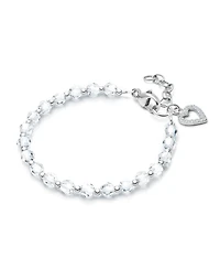 Tiny Blessings Children's Sterling Silver Birthstone Crystal Bracelet Girls' 6.25"