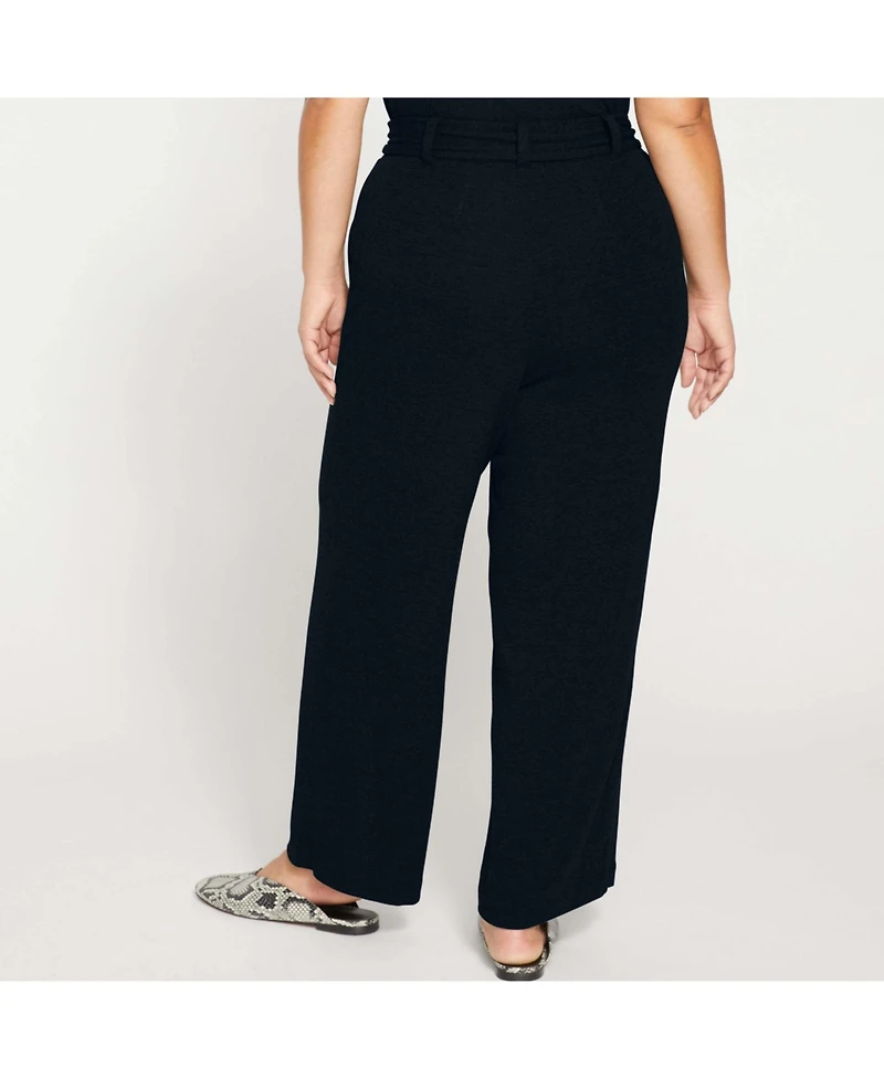 Universal Standard Women's TravelKnit Wide Leg Pants
