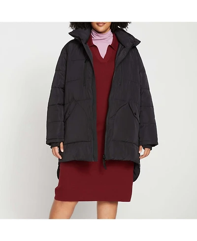 Universal Standard Women's Matterhorn Mid Hooded Puffer