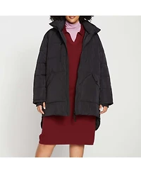 Universal Standard Women's Matterhorn Mid Hooded Puffer