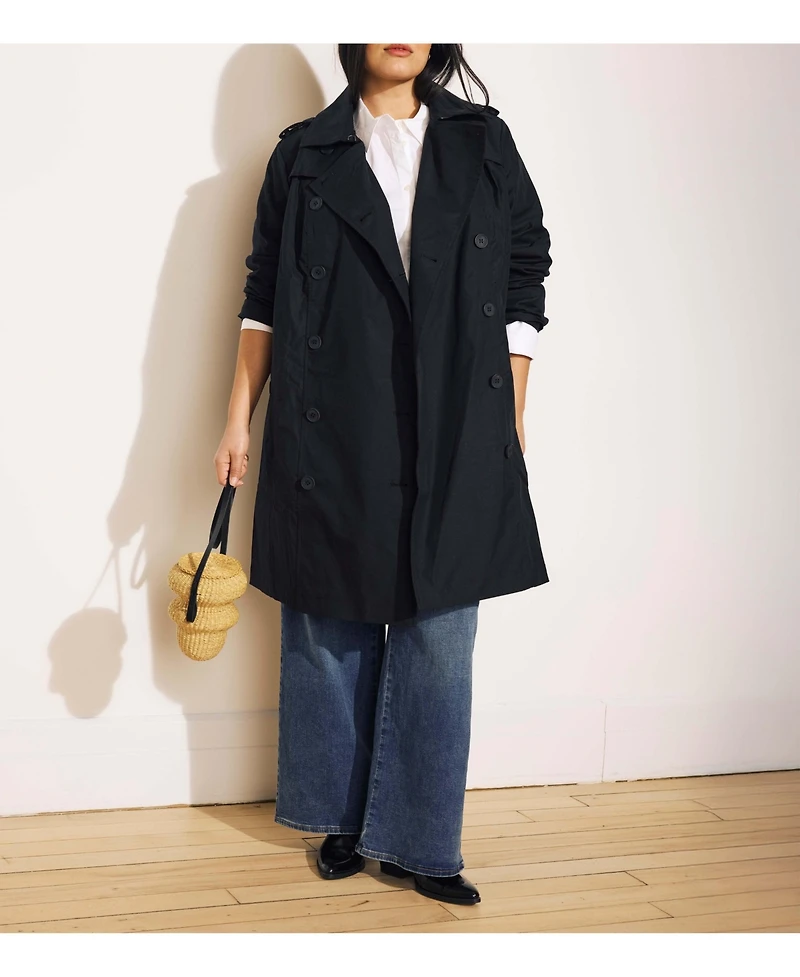 Universal Standard Women's Derjon Trench Coat