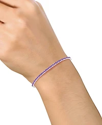 Macy's Multi-Gemstone Bracelet Sterling Silver