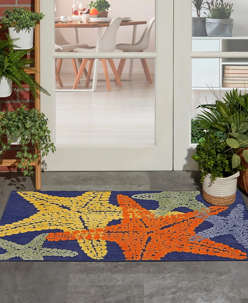 Nourison Home Aloha ALH28 2'8"x4' Area Rug