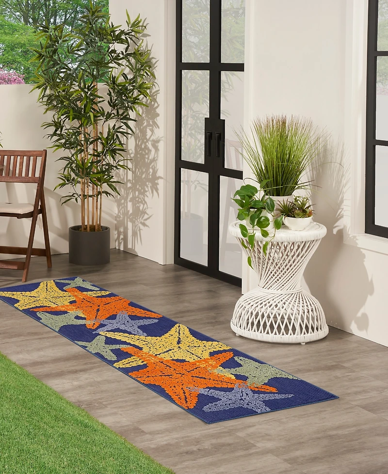 Nourison Home Aloha ALH28 2'3"x8' Runner Area Rug