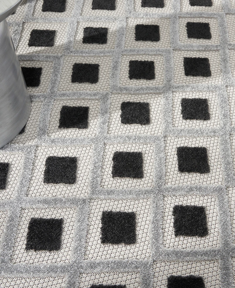 Nourison Home Aloha ALH26 7'10" x Round Outdoor Area Rug