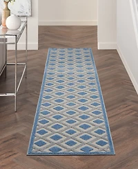 Nourison Home Aloha ALH26 2'3" x 10' Runner Rug
