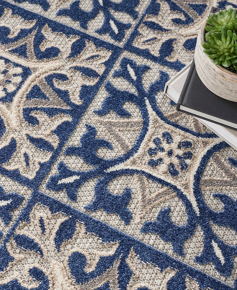 Nourison Home Aloha ALH34 7'10"x7'10" Round Area Rug