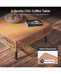 Decksplore 7 Pieces Outdoor Sectional Sofa Set All-Weather Pe Wicker Rattan Patio Conversation with Thick Cushions Furniture