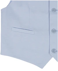 Calvin Klein Boys' 8-20 Tri-Blend Button Front Suit Vest