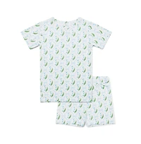 Motette Baby Girls Bluebell Bows Pajama Set