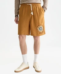 Scotch & Soda Men's Embroidered Wide-Fit Bermuda Shorts
