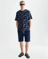 Scotch & Soda Men's Feeder Stripe Relaxed-Fit T-Shirt