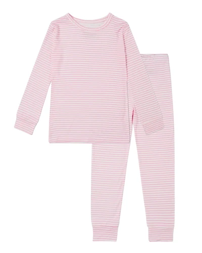 Motette Toddler Girls Ballet Stripe Pajama Set