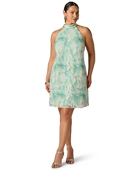Adrianna Plus Soutache Embroidered Short Dress