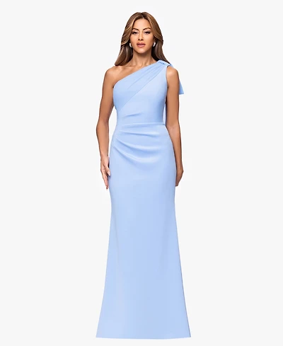 Xscape Women's One-Shoulder Maxi Dress