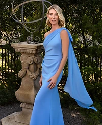 Xscape Women's One-Shoulder Maxi Dress