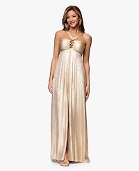 Xscape Women's Halter Neck Maxi Dress