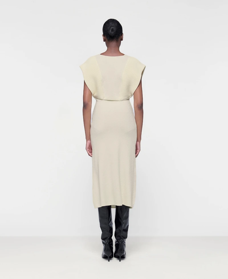 Leem Women's Ribbed Maxi Knit Dress