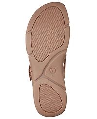 Easy Spirit Women's Melinna Strappy Flat Slip-On Sandals