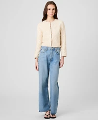 French Connection Women's Textured Slim Fit Jacket