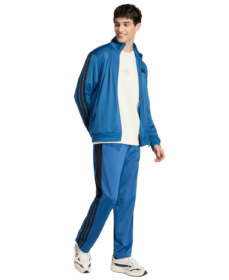 adidas Men's Stripe Logo Snap Pants