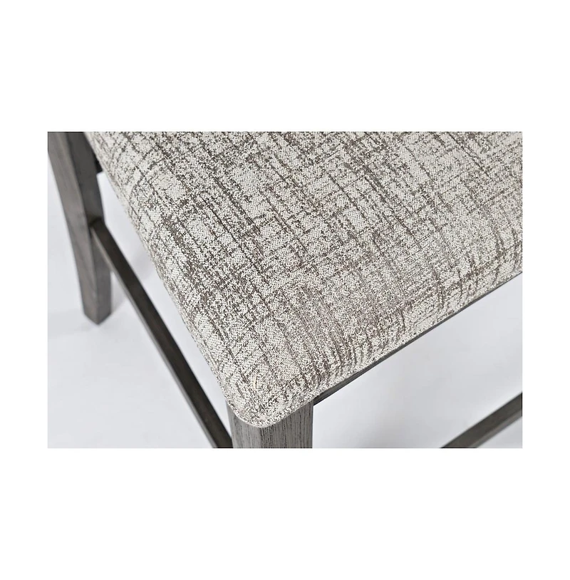 Jofran Altamonte Contemporary Ladderback Upholstered Counter Stool (Set of 2)