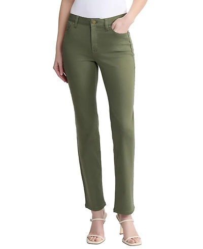 Jones New York Women's Mid-Rise Lexington Straight Jeans