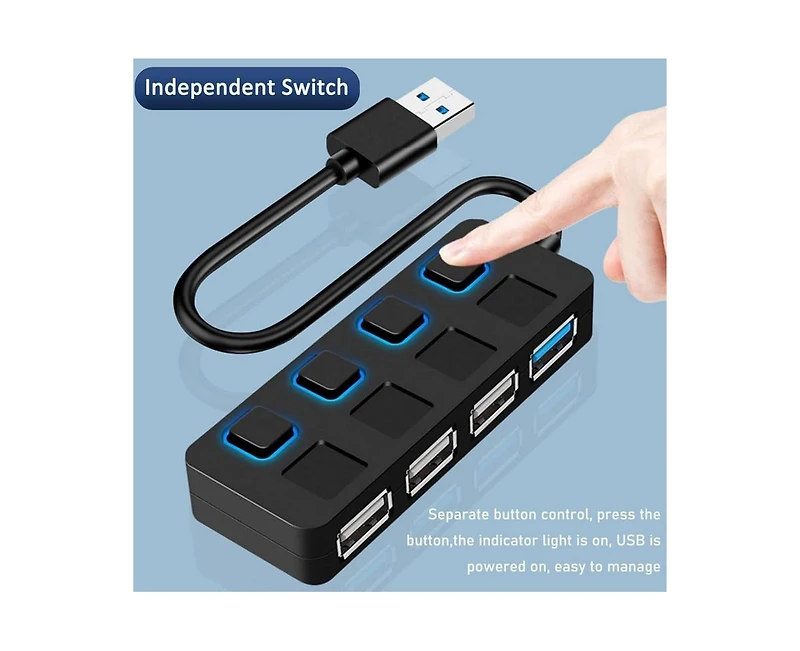 Risokeys Usb 3.0 Hub 4-Port