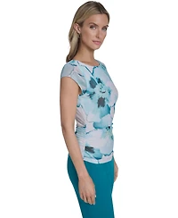 Calvin Klein Women's Crewneck Short-Sleeve Top