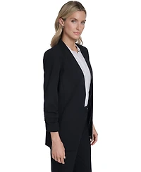 Calvin Klein Women's Open-Front Collarless Jacket
