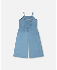 Deux par Big Girls Chambray Jumpsuit