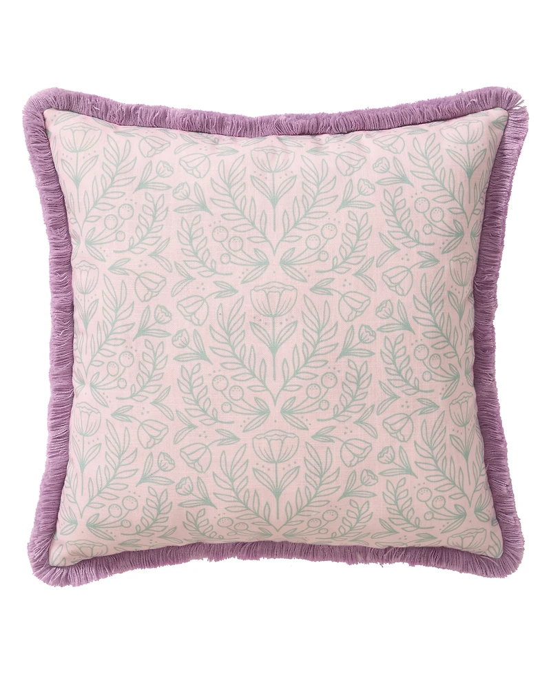 Hallmark Bloom for Mom Cotton Decorative Pillow,18" x 18"