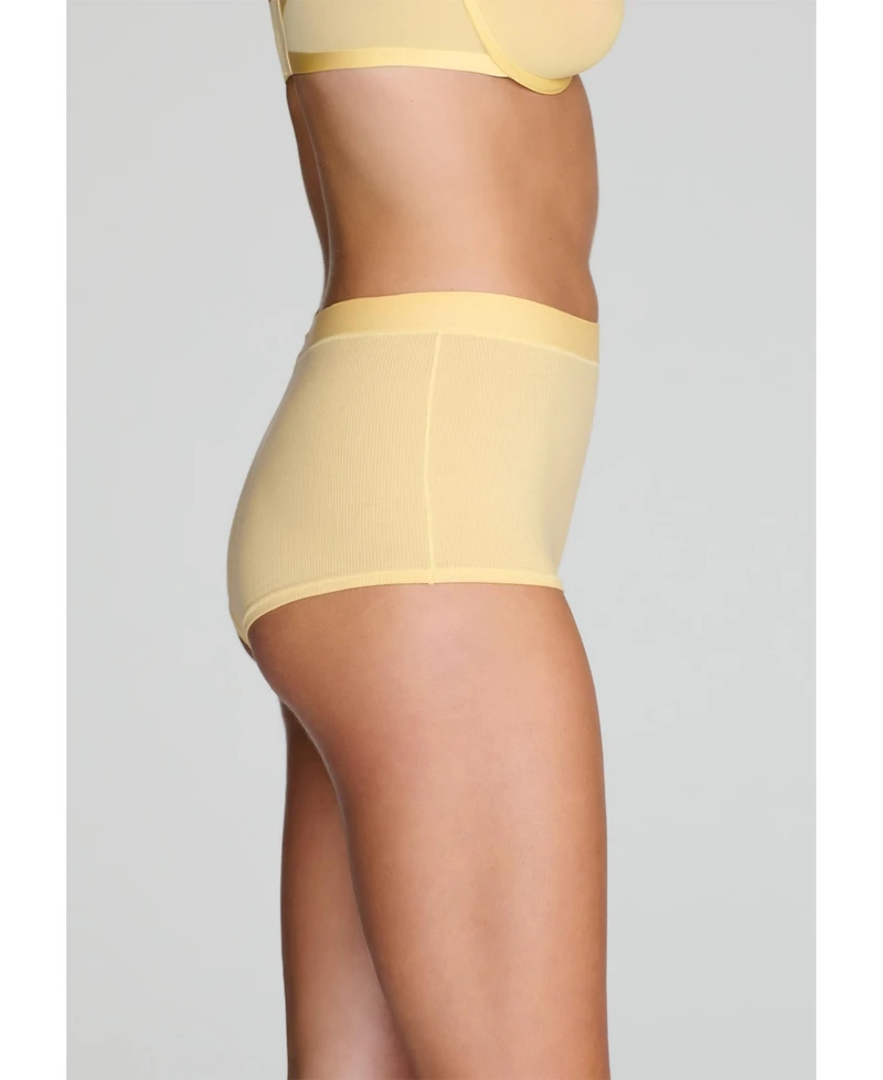 Cuup Women's The Boy Short - Modal Silk Rib