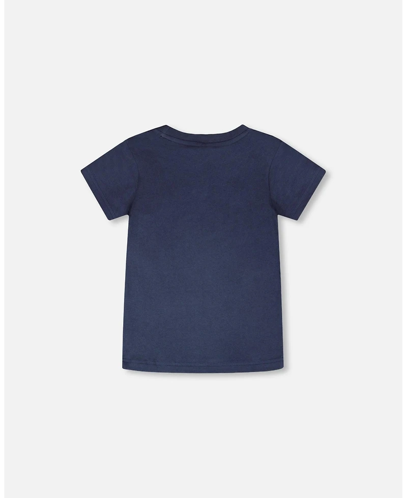 Deux par Baby Boys Cotton Short Sleeve T-Shirt
