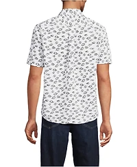 Lands' End Men's Short Sleeve Poplin Shirt