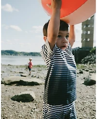 Deux par Toddler Boys Cotton Shorts Gradient Stripes - Toddler|Child