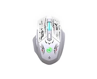 Risokeys Dual Mode 2.4G & Bluetooth 5.1 Wireless Gaming Mouse with Silent Click, Rechargeable, 3 Level Adjustable Dpi
