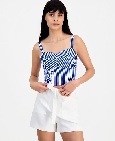 Guess Women's Tecla Cotton Bustier Top